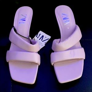 Leather Heel Sandals